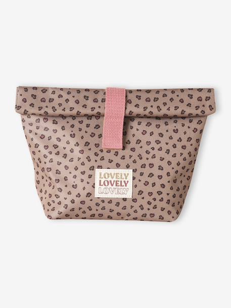 Sac à goûter fille léopard beige - vertbaudet enfant 