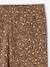 Lot de 2 leggings fille Basics anthracite+beige+bleu nuit+marron imprimé - vertbaudet enfant 