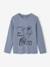 Basics T-shirt met lange mouwen voor jongens met een speels of grafisch motief dennen+ecru+gemêleerd wit+middenblauw+mosterdgeel+nachtblauw - vertbaudet enfant 