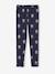 Lot de 2 leggings fille Basics anthracite+beige+bleu nuit+marron imprimé - vertbaudet enfant 