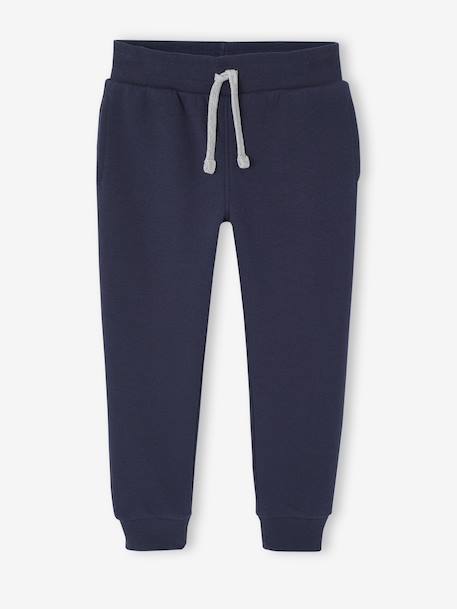 Set van 2 basic joggingbroeken voor jongens marineblauw - vertbaudet enfant 