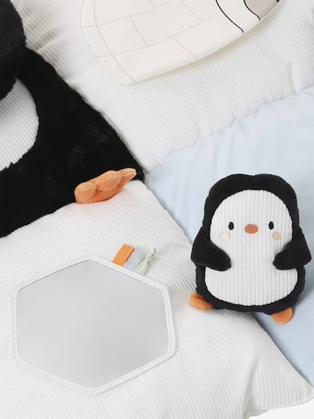 Tapis d'éveil moelleux et ludique bleu+écru+marron+multicolore+noir+rouge - vertbaudet enfant 