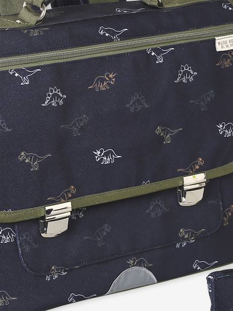 Cartable garçon + trousse dinosaures indigo - vertbaudet enfant 