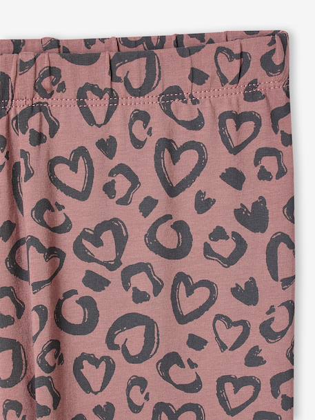 Legging fille imprimé bois de rose+rose imprimé+vert imprimé - vertbaudet enfant 