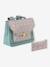 Cartable fille personnalisable + trousse imprimé fleuri Bergamotte vert sauge - vertbaudet enfant 