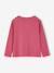 T-shirt fille imprimé manches longues écru+framboise+marine - vertbaudet enfant 