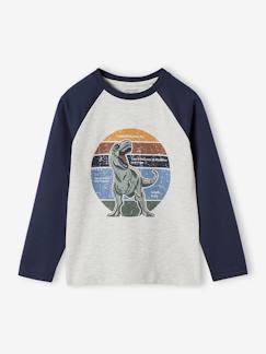 Garçon-T-shirt, polo, sous-pull-T-shirt motif graphique garçon manches raglan