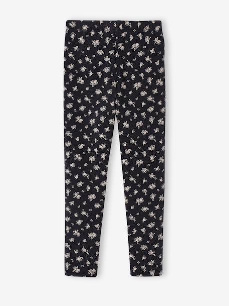 Set van 2 leggings gevoerd met fleece mesh voor meisjes olijf - vertbaudet enfant 