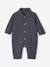 Combinaison naissance en sergé bleu ardoise - vertbaudet enfant 