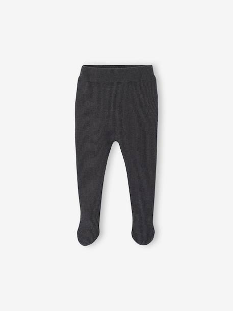 Pantalon naissance à pieds anthracite - vertbaudet enfant 