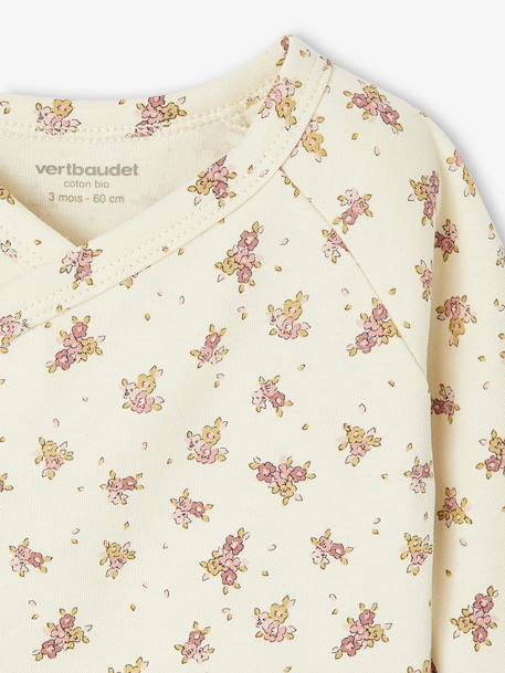 Set van 5 body's met opening voor pasgeborenen lichtroze - vertbaudet enfant 