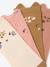 Lot de 4 paires de chaussettes 'animaux' bébé rose - vertbaudet enfant 