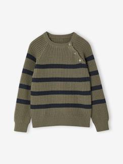 Garçon-Pull, gilet, sweat-Pull garçon rayé