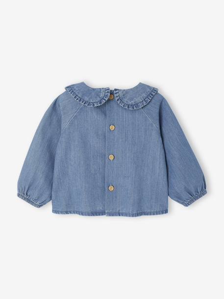 Blouse naissance en denim stone - vertbaudet enfant 