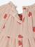 Robe bébé imprimée de petits coeurs rose poudré - vertbaudet enfant 