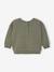Sweat-shirt motif animal bébé kaki+marine - vertbaudet enfant 