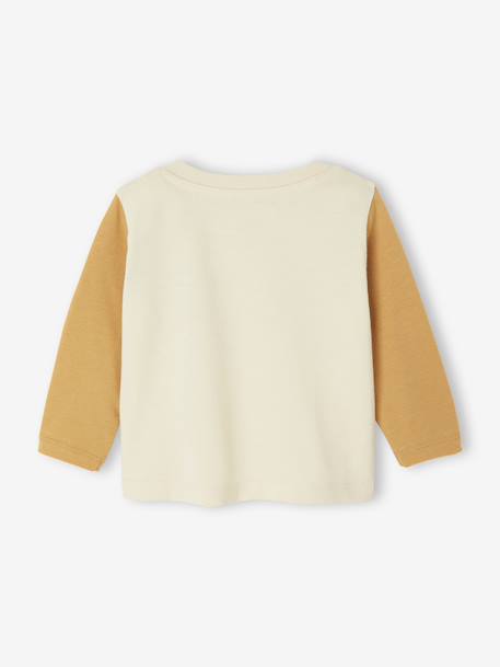 T-shirt bébé manches longues ocre - vertbaudet enfant 