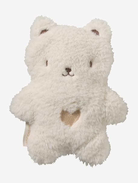 Knuffel warmwaterkruik ecru+marineblauw+pecannoot - vertbaudet enfant 