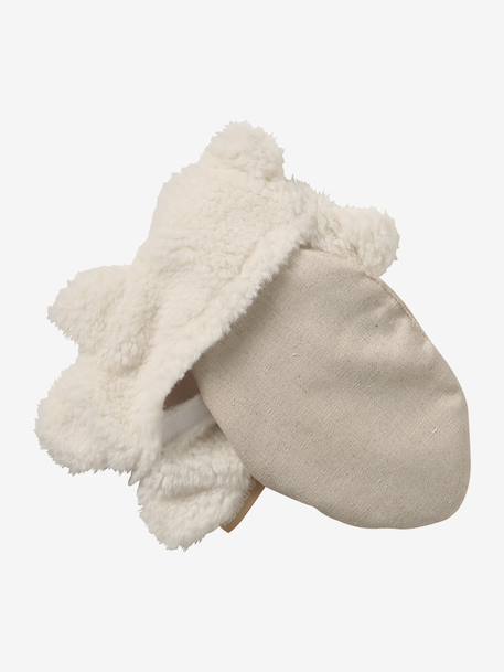 Knuffel warmwaterkruik ecru+marineblauw+pecannoot - vertbaudet enfant 