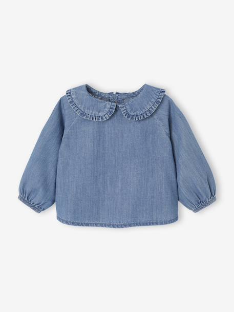 Blouse naissance en denim stone - vertbaudet enfant 