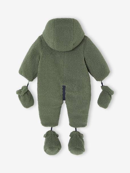 Combipilote naissance en sherpa kaki - vertbaudet enfant 