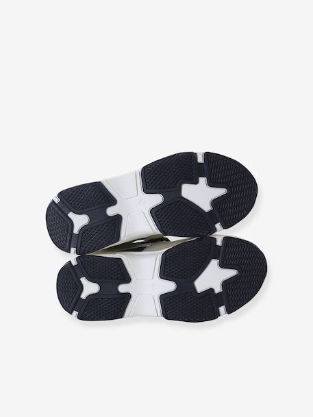 Baskets met elastische veters en klittenband voor kinderen ecru - vertbaudet enfant 