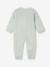 2-delige babyset in fluweel/velours beige+blauwgroen+rozen - vertbaudet enfant 
