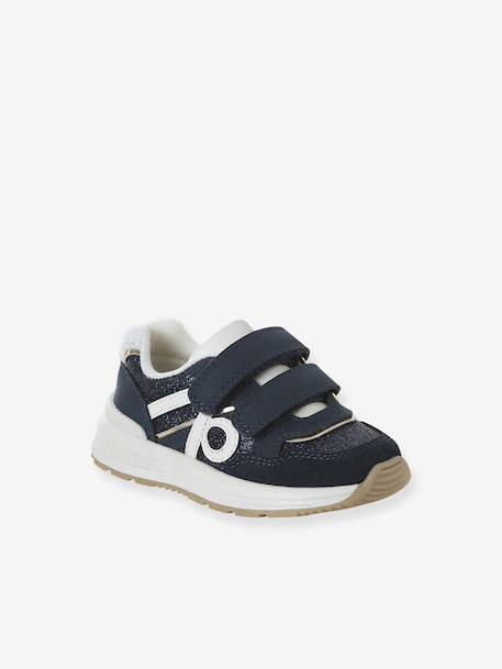 Sportieve sneakers voor meisjes marineblauw+veel paars - vertbaudet enfant 