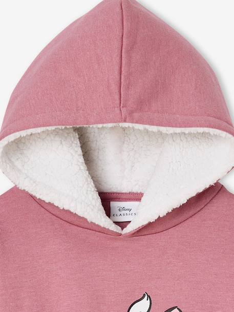 Sweat à capuche Marie en molleton rose - vertbaudet enfant 