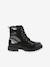 Bottines enfant fille synthétique zippées noir - vertbaudet enfant 