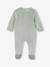 Lot de 2 pyjamas bébé garçon en velours gris chiné - vertbaudet enfant 