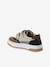 Baskets enfant garçon cuir à scratchs lot marron - vertbaudet enfant 