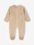 Lot de 2 pyjamas bébé naissance en velours beige+rose+vert d'eau - vertbaudet enfant 