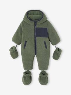 Bébé-Manteau, combipilote, nid d'ange-Combipilote naissance en sherpa