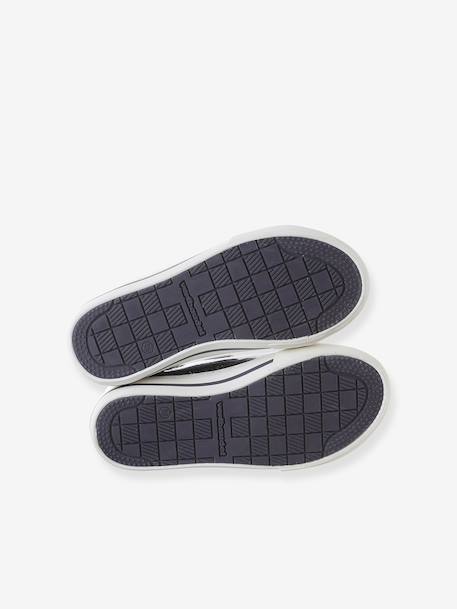 Basket enfant fille synthétique à scratchs lilas - vertbaudet enfant 