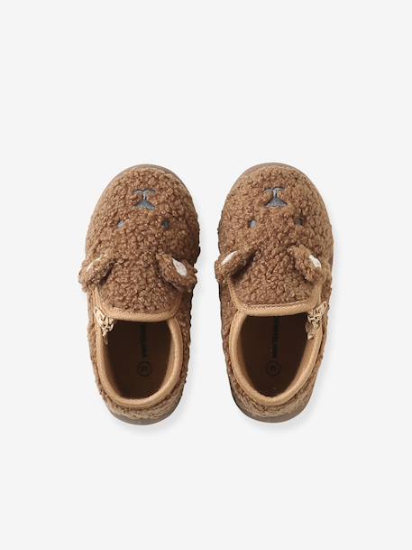 Chaussons bébé garçon lot marron+marron - vertbaudet enfant 