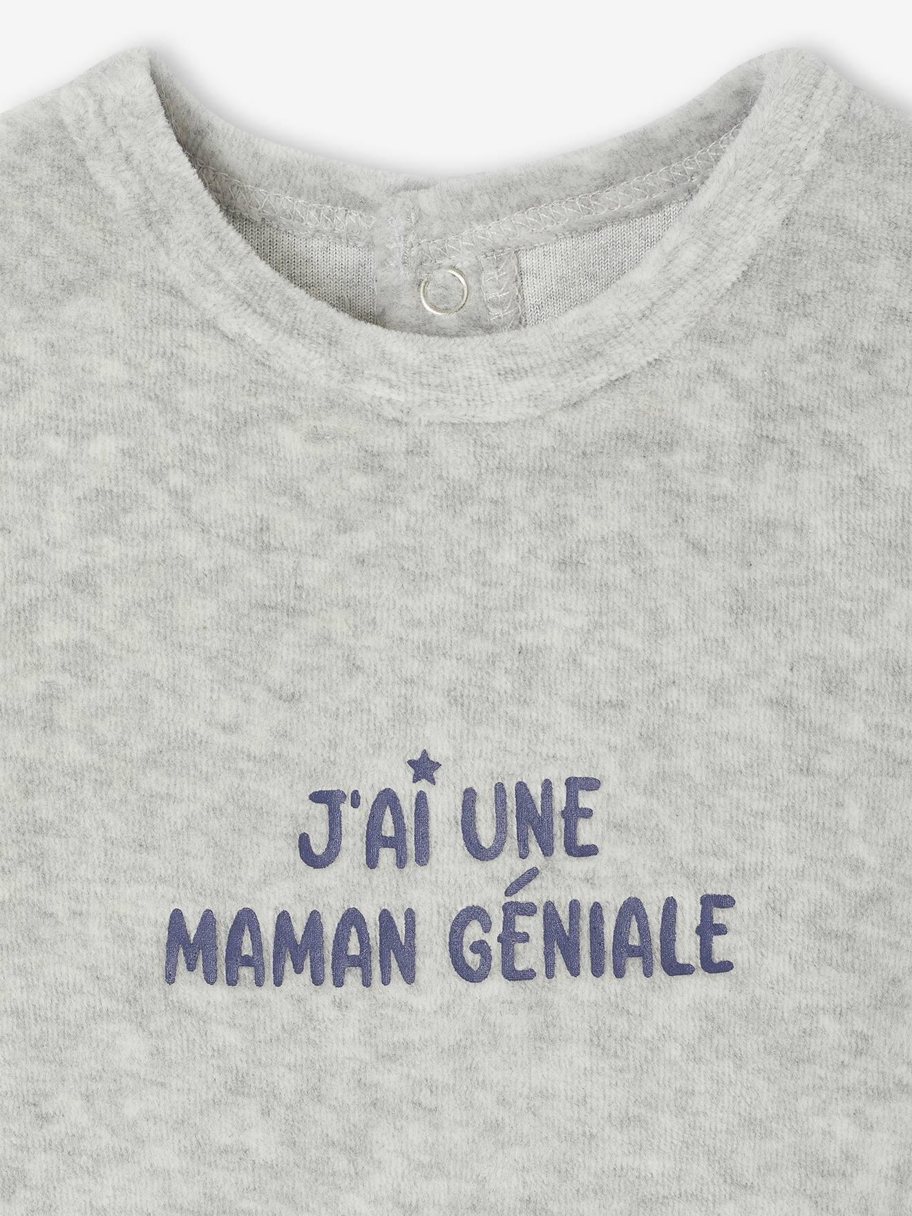 VERTBAUDET - Lot De 2 Pyjamas Bébé Garçon En Velours Doux - Motifs Animaux - 75% Coton, 25% Polyester Recyclé - 6