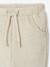 Ensemble uni pantalon et paire de chaussettes beige chiné - vertbaudet enfant 