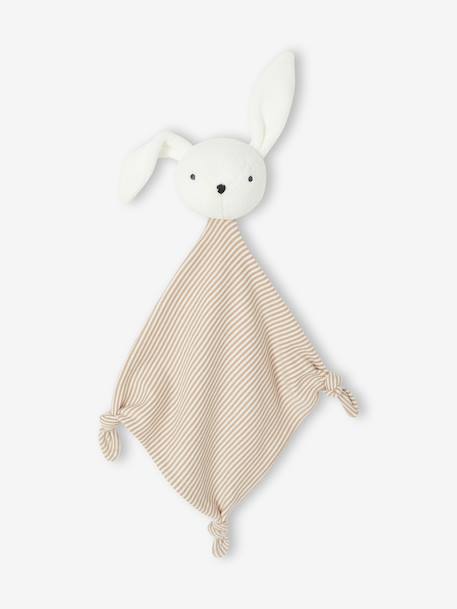 Ensemble naissance évolutif 4 pièces body + legging + bavoir + doudou écru - vertbaudet enfant 