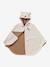 Mantel cape voor autostoel en draagzak beige+ecru - vertbaudet enfant 