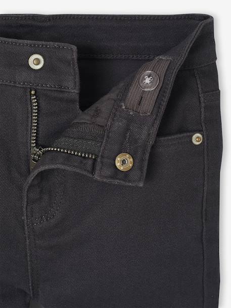 Pantalon slim fille morphologique large anthracite+rose poudré+vert sauge - vertbaudet enfant 