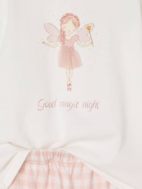 Pyjama fille flanelle fée rose - vertbaudet enfant 