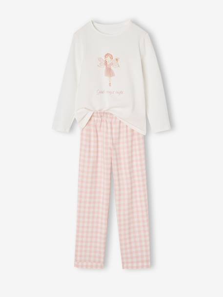 Pyjama fille flanelle fée rose - vertbaudet enfant 