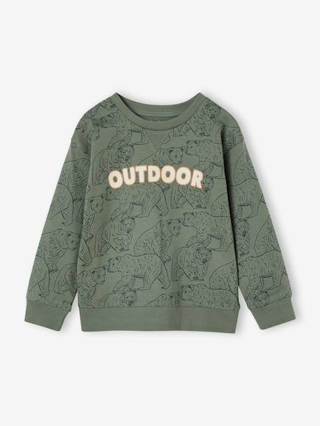 Garçon-Tee-shirt garçon effet sweat imprimé 