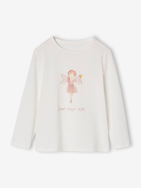 Pyjama fille flanelle fée rose - vertbaudet enfant 