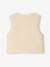 Gilet fille sans manches en sherpa vanille+vert - vertbaudet enfant 
