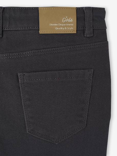 Pantalon slim fille morphologique large anthracite+rose poudré+vert sauge - vertbaudet enfant 