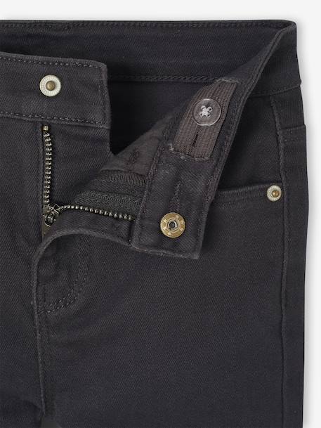 Pantalon fille slim morphologique medium anthracite+rose poudré - vertbaudet enfant 