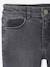 Jean fille slim morphologik tour de hanches medium bleu foncé+bleu moyen+denim gris+gris - vertbaudet enfant 
