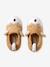 Chaussons aspect peluche shiba enfant beige - vertbaudet enfant 